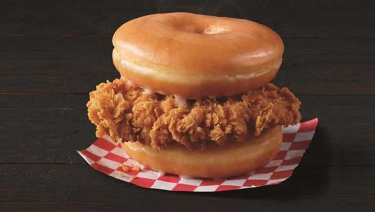 KFC donut burger