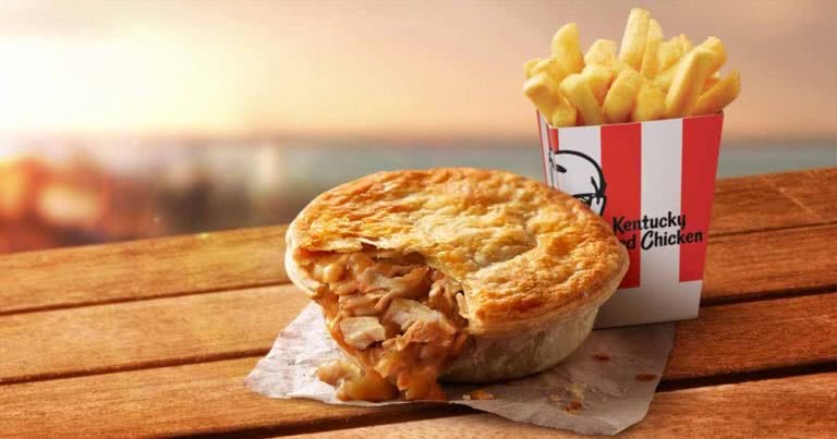 Image of the KFC Zinger Pie