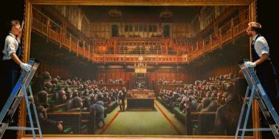 Banksy's 'Devolved Parliament'