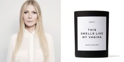 Gwyneth Paltrow and her candle