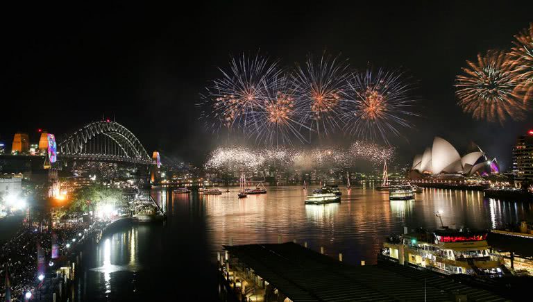 Sydney NYE fireworks