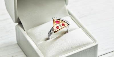 Domino's engagement ring