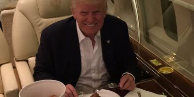 President Donald Trump Eating KFC