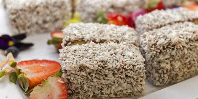 Typical Aussie snack food - Lamington