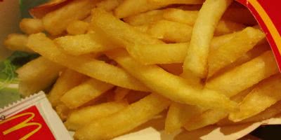 Fries from McDonald's fast-food outlet