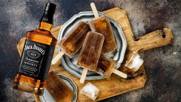 Jack & Coke popsicles