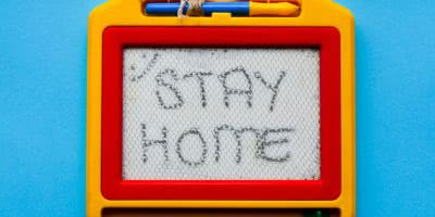 COVID Magnadoodle depicting 'Stay Home' for COVID - 19