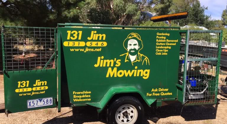 Jim's Mowing Truck