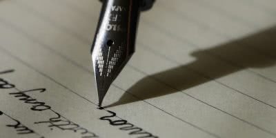 Pen on the paper for The State Library Of Victoria.