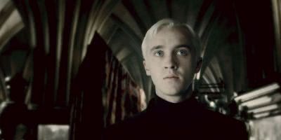 Actor Tom Felton as Draco Malfoy in Harry Potter And The Half-Blood Prince