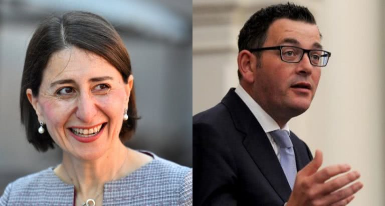 NSW Premier Gladys Berejiklian & Victorian Premier Daniel Andrews coronavirus