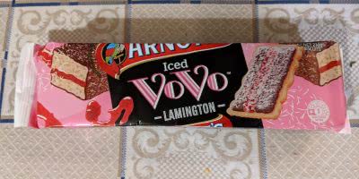 Arnott's new desert range Lamington Iced Vovo