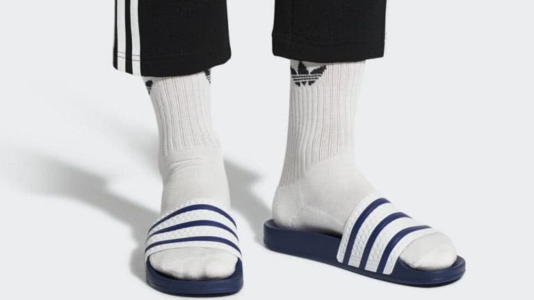 Adidas adilette sock online