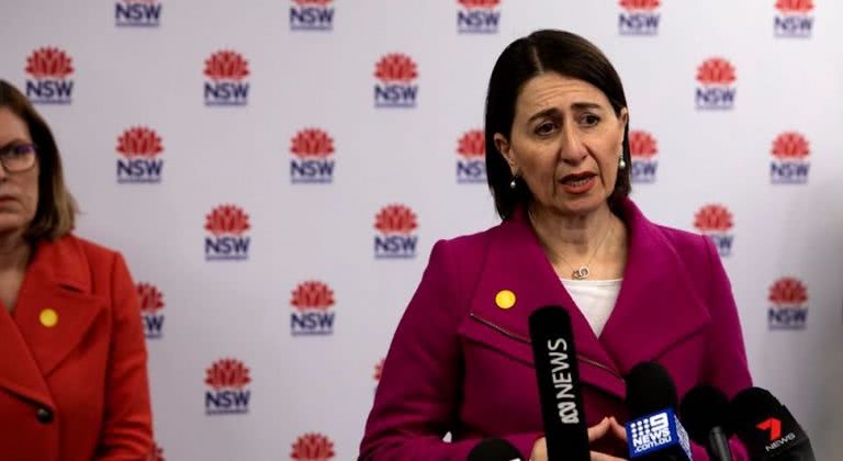 Gladys Berejiklian addresses media