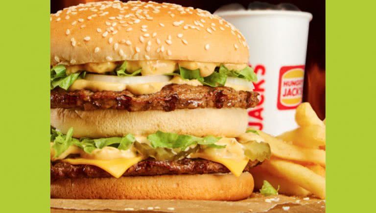 Hungry Jack's new burger The Big Jack.