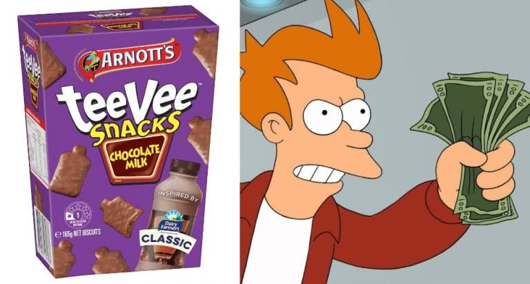 Arnott's release new Chocolate Milk TeeVee Snacks