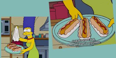 The Simpsons dessert dogs