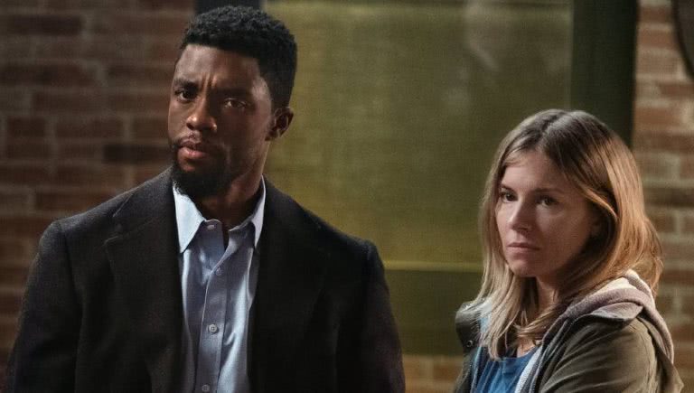 Chadwick Boseman Sienna Miller 21 Bridges