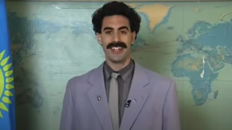 Sacha Baron Cohen as Borat