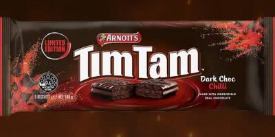 Dark chocolate chilli Tim Tams