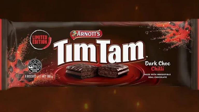 Dark chocolate chilli Tim Tams