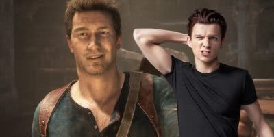 Tom Holland as Nathan Drake in Uncharted