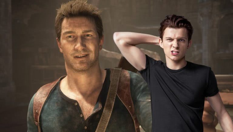 Tom Holland as Nathan Drake in Uncharted