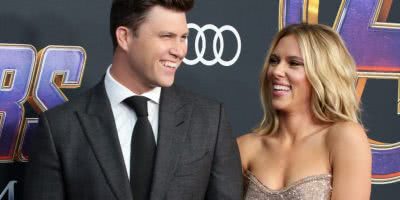 Scarlett Johansson Colin Jost