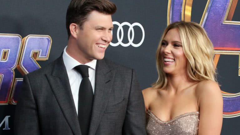 Scarlett Johansson Colin Jost