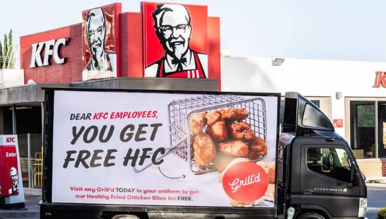 Grill'd gives KFC the bird with its new 'healthy fried chicken'