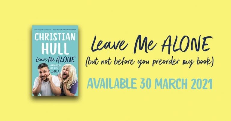 Pre-order the Christian Hull memoir, 'Leave Me Alone', now