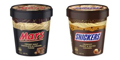 Mars Snickers Ice Cream Tub