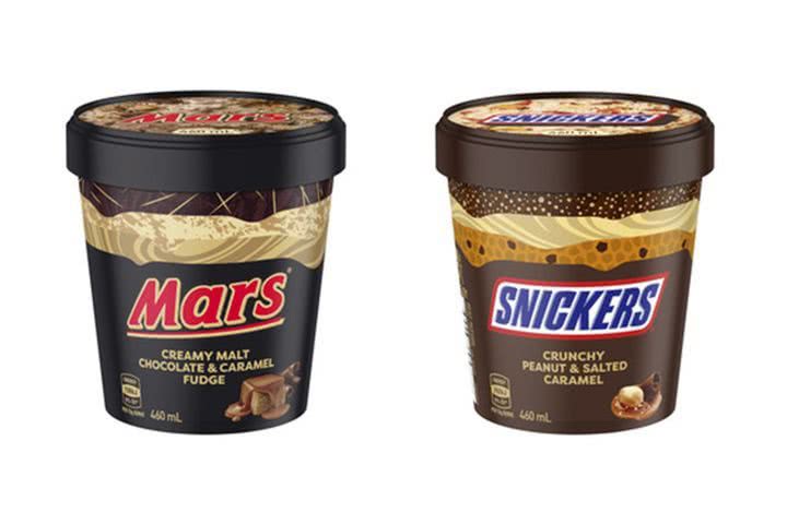 Mars Snickers Ice Cream Tub