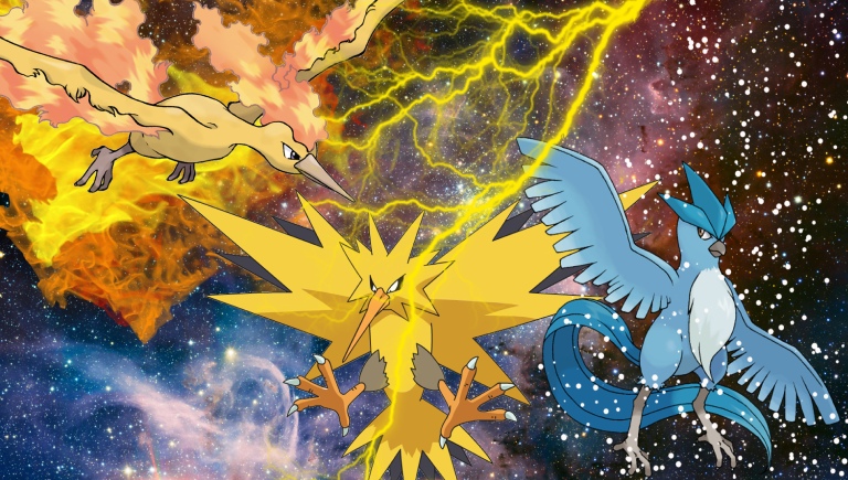 Articuno, Moltres and Zapdos Pokémon