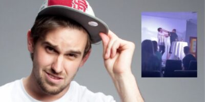 Alex 'Shooter' Williamson punched in the face during live show