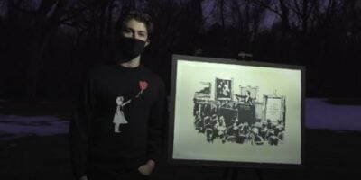 banksy artwork burned in nft ceremony