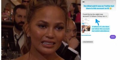 Chrissy Tiegan burner account about knees