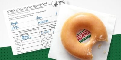 krispy kreme are giving away free doughnuts