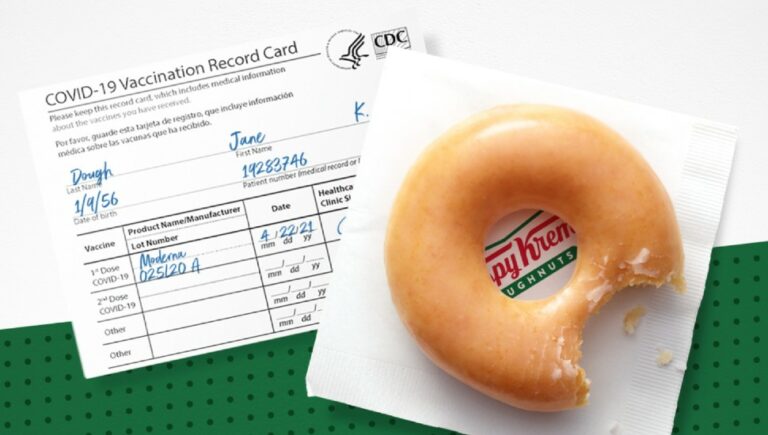 krispy kreme are giving away free doughnuts