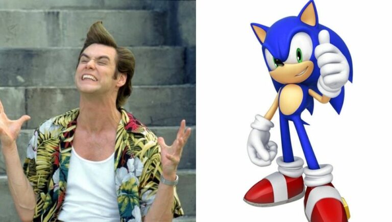 Sonic and Ace Ventura