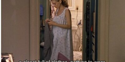 carrie bradshaw clothes quote