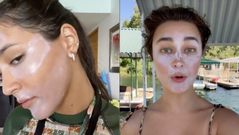 Sunscreen contouring is extremely dangerous