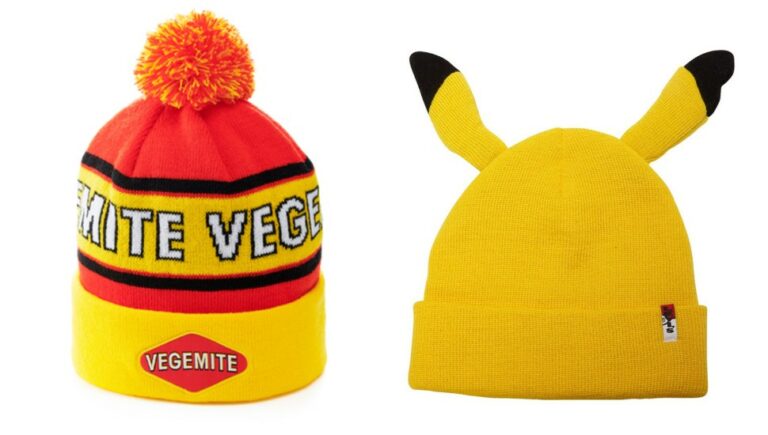 vegemite pikachu beanies