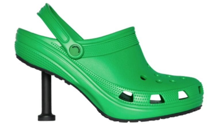 balenciaga crocs stilettos