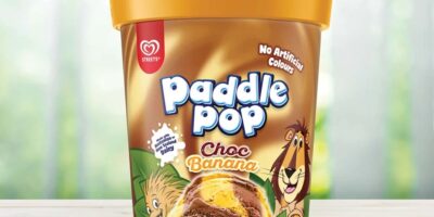 Streets have brought out a Chocolate and Banana Paddle Pop Tub