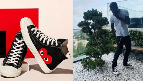 Commes des garcons play converse best sale