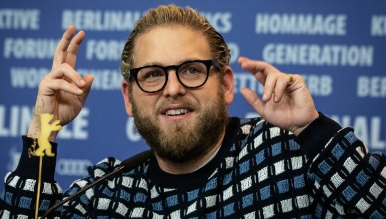 Jonah Hill calls out haters who left a rude sign about him surfing