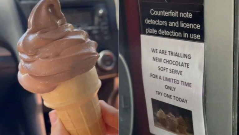 maccas chocolate soft serve