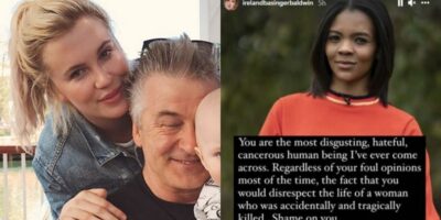 Ireland Baldwin has blasted Candace Owen over comments about her dad