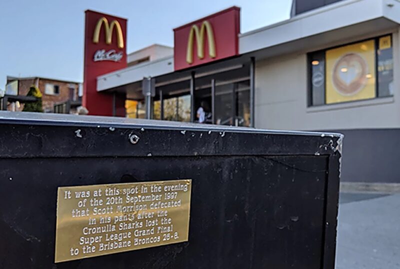 A Sydney teen has been banned from the infamous Engadine Maccas assaulted